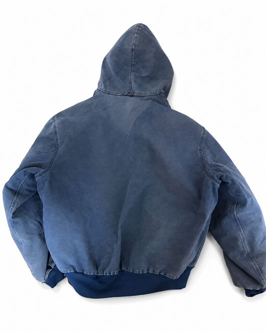 Vintage Carhartt J68 BLU Active Jacket in faded blue size XL - H.K.Studio curated workwear product image 2