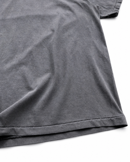 Felix Regem Vintage Black Washed Boxy Cropped T-Shirt
