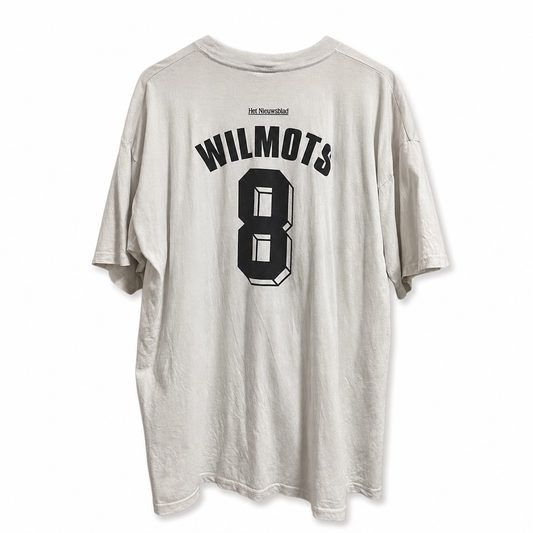 Vintage 1990s Belgian Football Marc Wilmots Graphic T-Shirt-World Cup