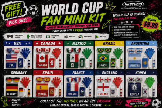 H.K.Studio free World Cup fan mini kit accessories pick your country