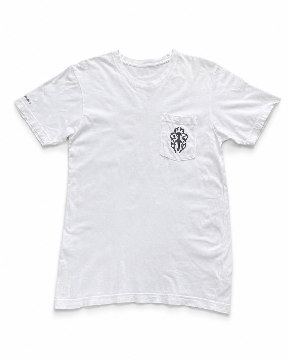 Chrome Hearts Script Dagger T-Shirt in white size M - H.K.Studio curated second-hand Chrome Hearts product image 1