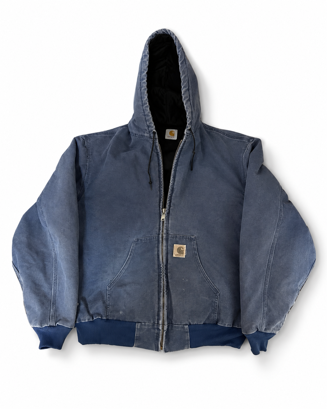 Vintage Carhartt J68 BLU Active Jacket in faded blue size XL - H.K.Studio curated workwear product image 1