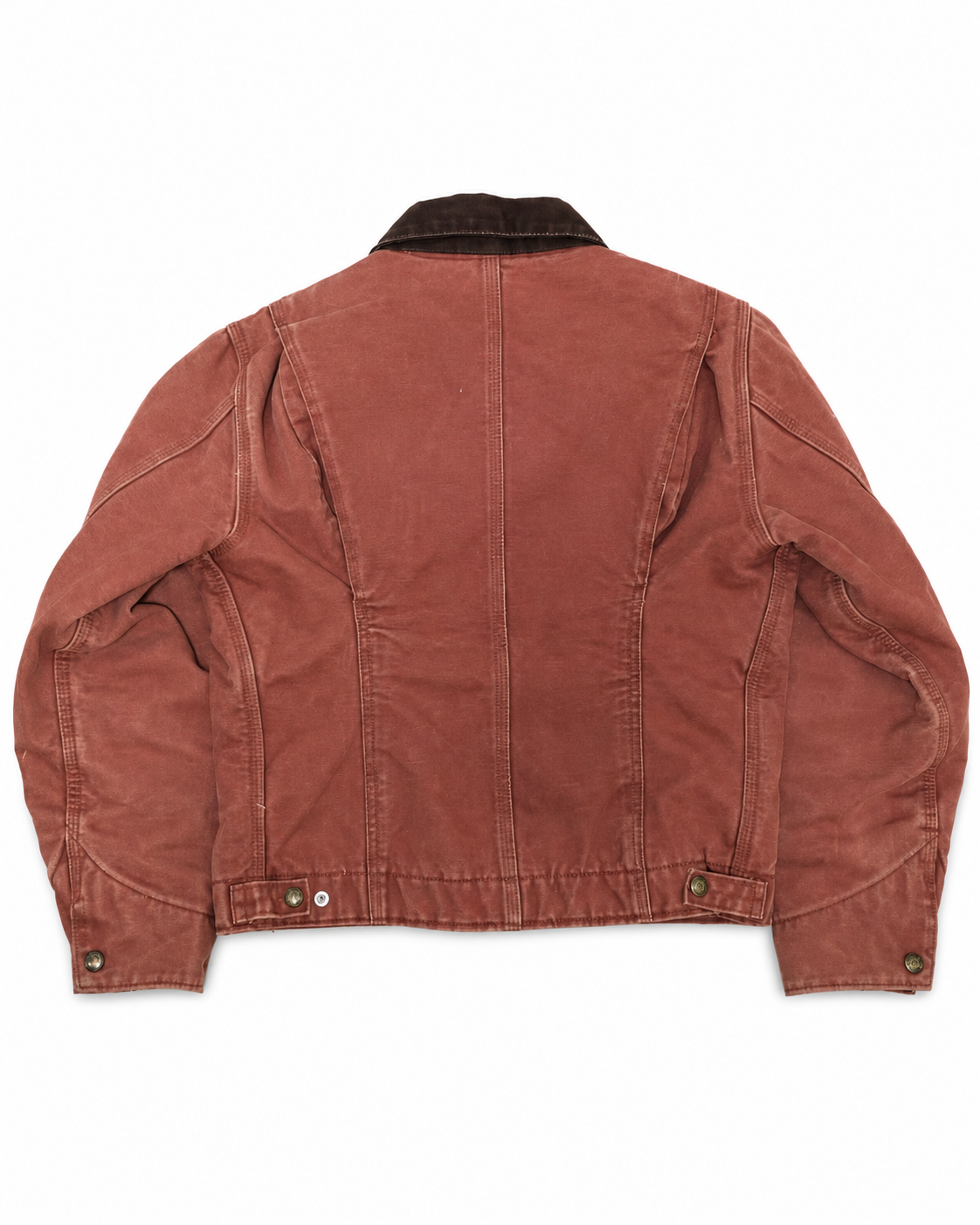 Vintage Carhartt WJ097 VRS Detroit Jacket in salmon size S - H.K.Studio curated workwear product image 2
