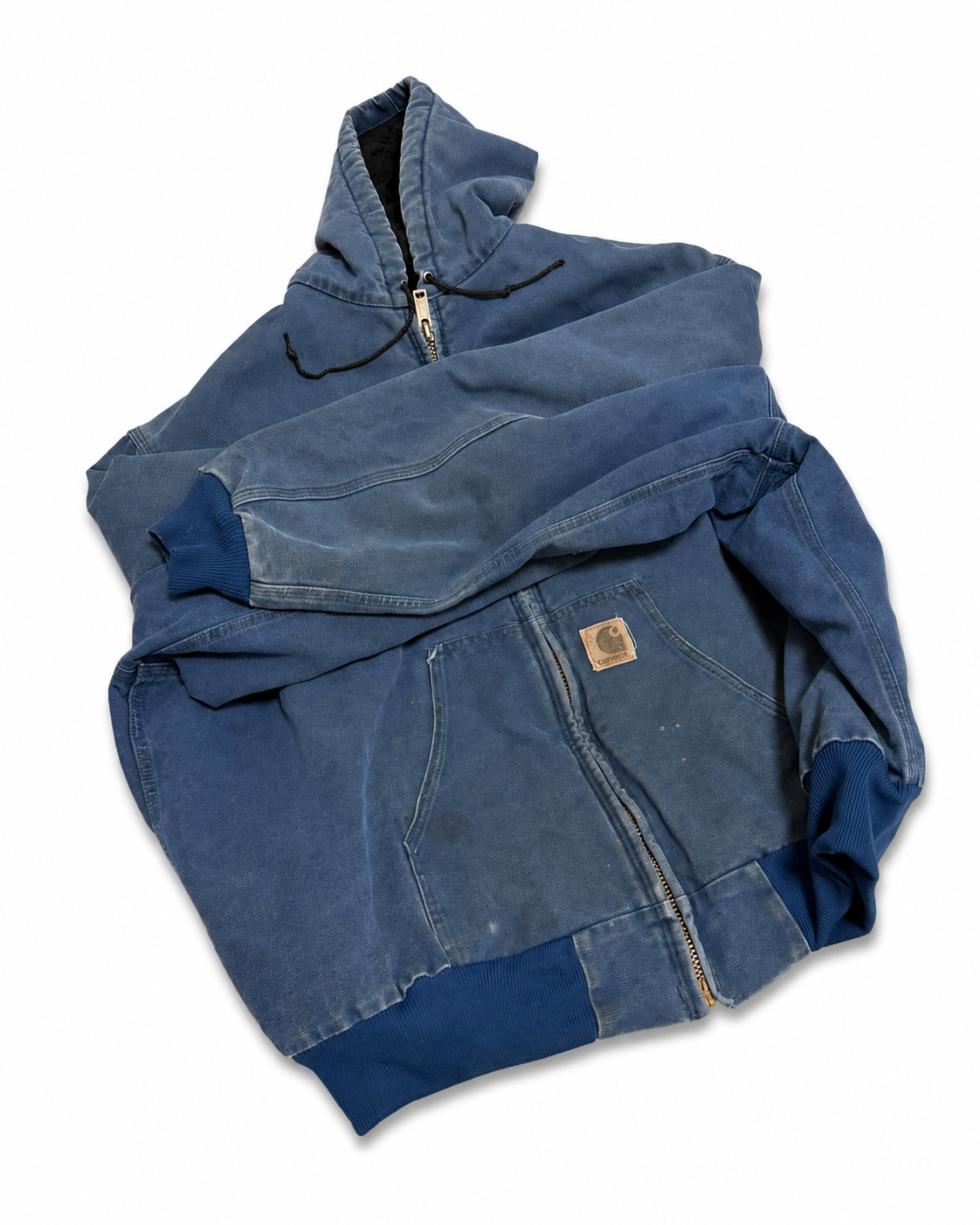 Vintage Carhartt J68 BLU Active Jacket in faded blue size XL - H.K.Studio curated workwear product image 3