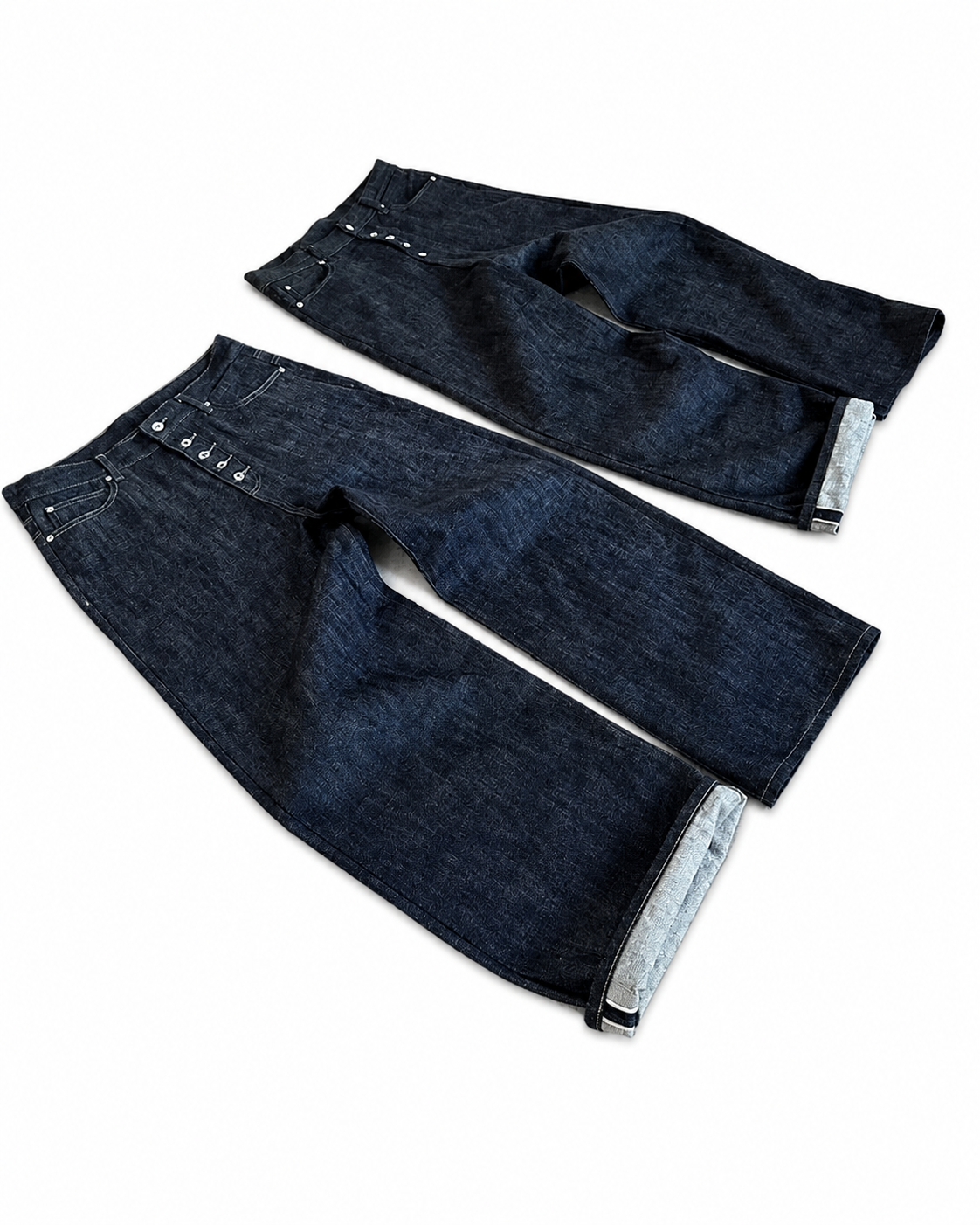 Felix Regem 14oz raw denim fabric texture close-up