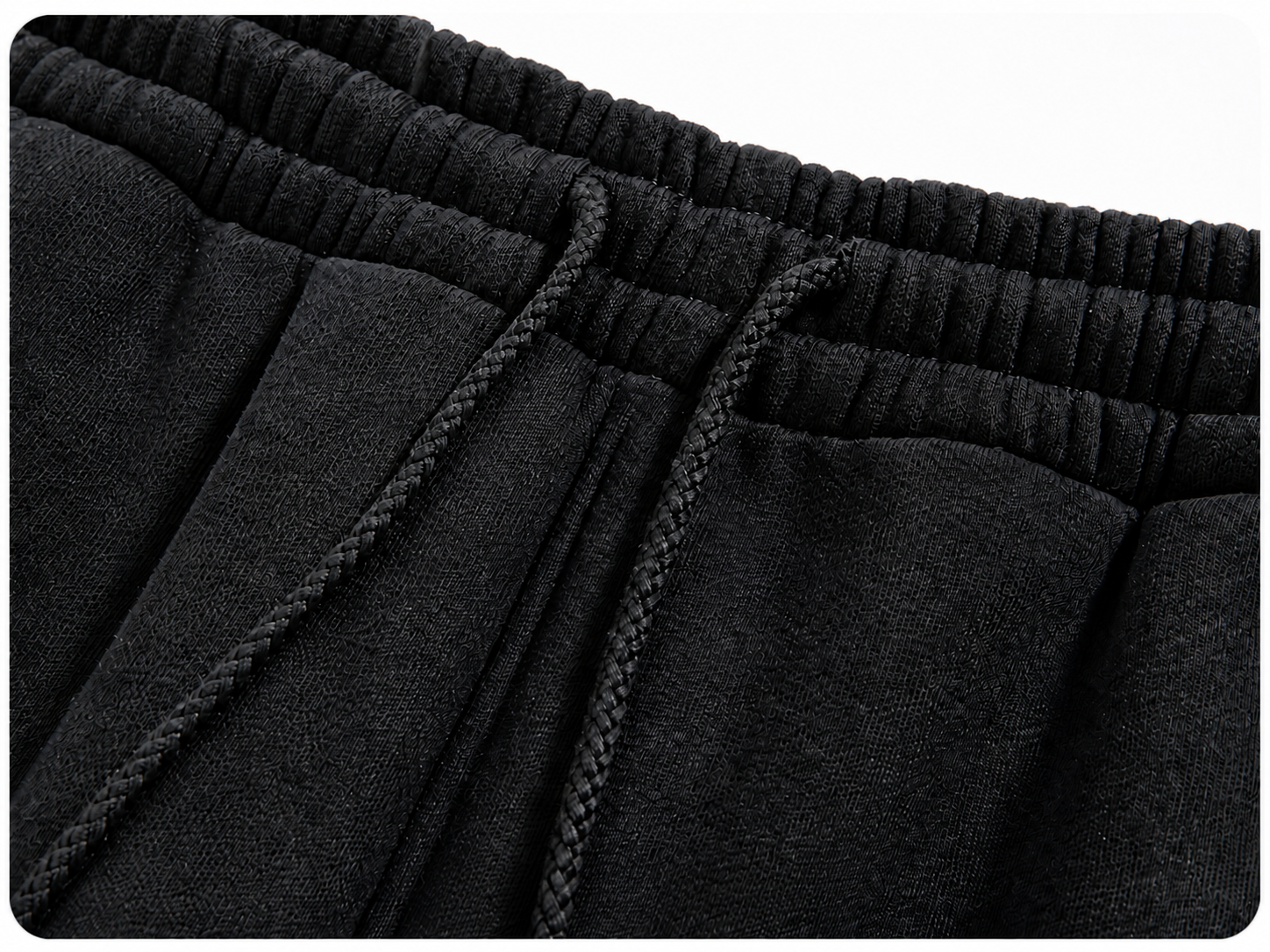 Felix Regem heavyweight sweatpants waistband and drawstring detail