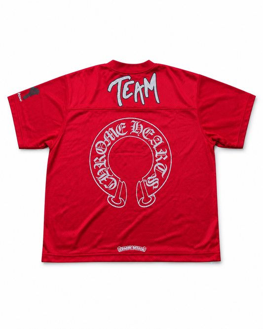Chrome Hearts Matty Boy Graffiti Red Hockey Jersey