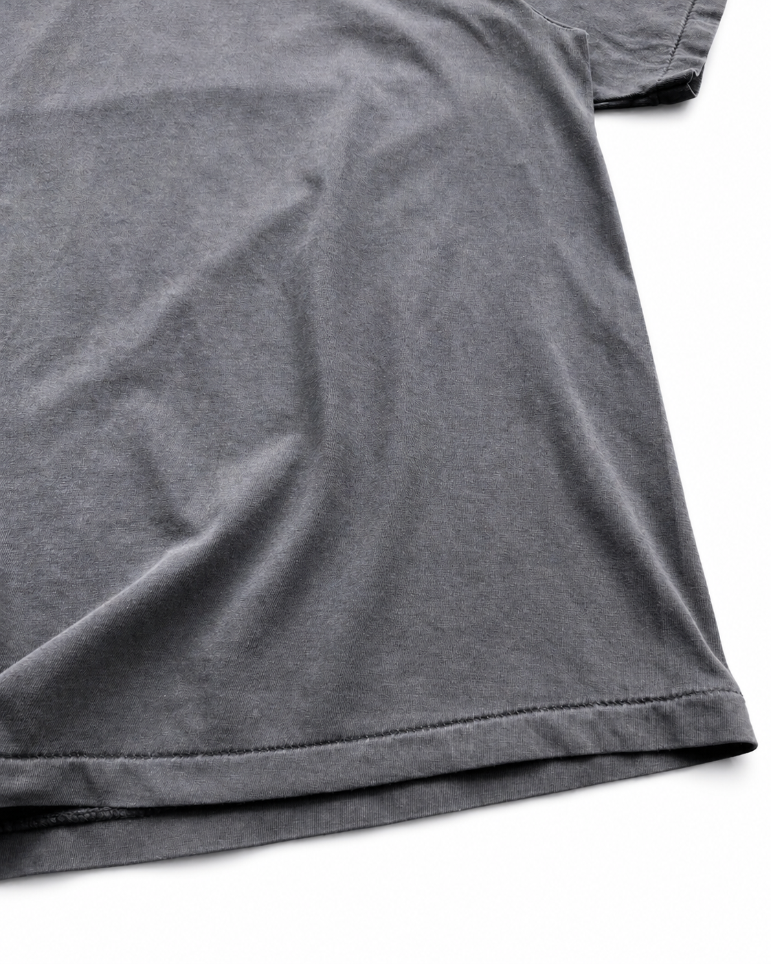 Felix Regem washed black cropped tee front view