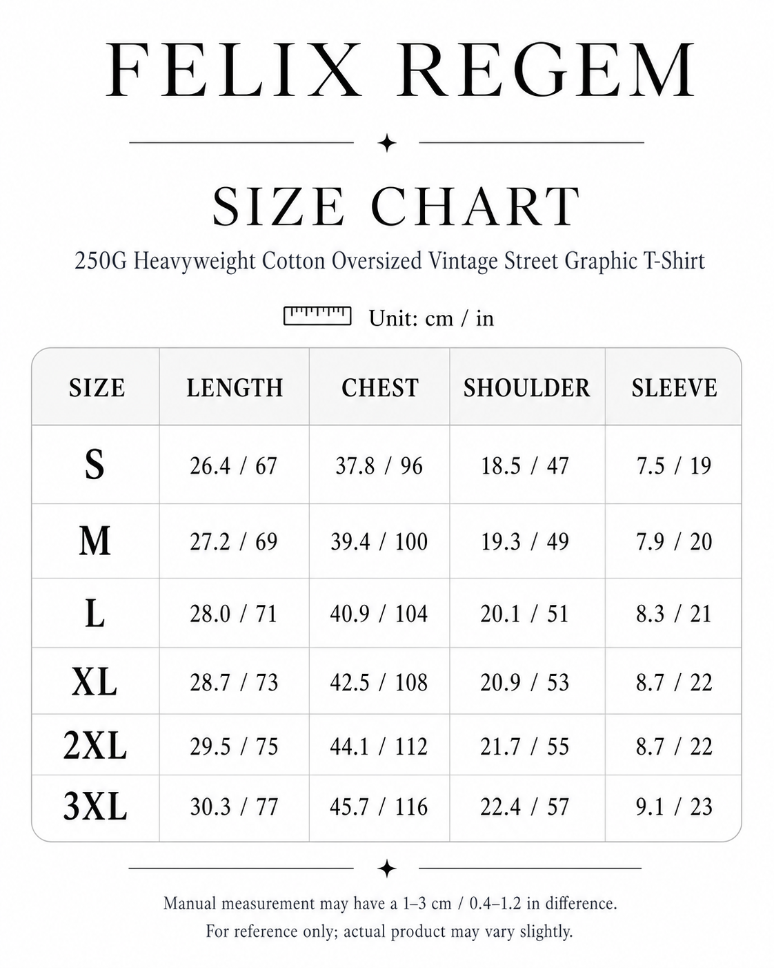 Felix Regem street graphic tee fit detail